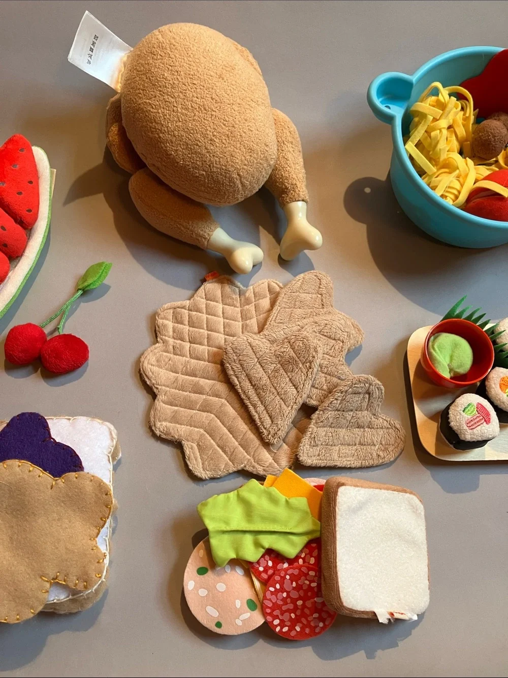 HABA and Homemade Pretend Play Food